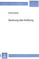Book cover of: Sanierung oder Aufloesung