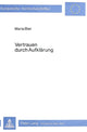 Book cover of: Vertrauen durch Aufklaerung