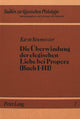 Book cover of: Die Ueberwindung der elegischen Liebe bei Properz (Buch I-III)