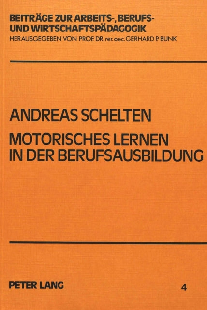 Book cover of: Motorisches Lernen in der Berufsausbildung