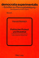 Book cover of: Politischer Protest und Stabilitaet