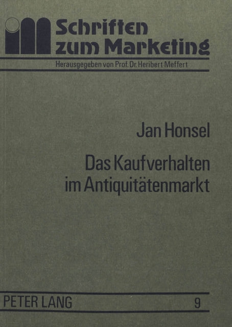 Book cover of: Das Kaufverhalten im Antiquitaetenmarkt