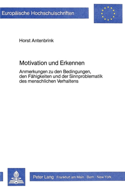 Book cover of: Motivation und Erkennen