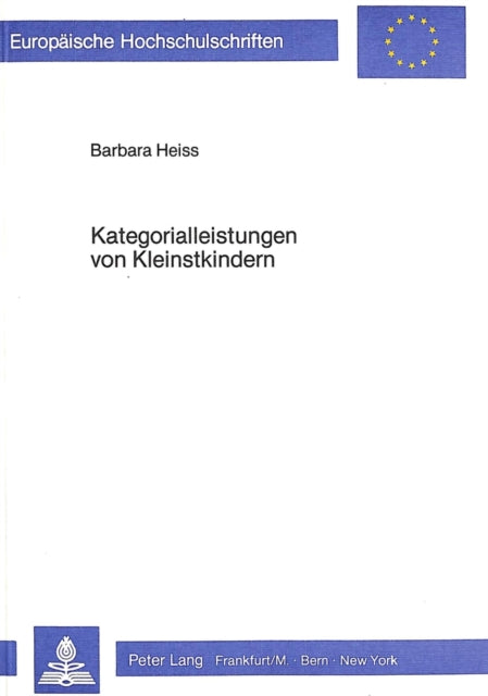 Book cover of: Kategorialleistungen von Kleinstkindern