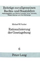 Book cover of: Rationalisierung der Gesetzgebung