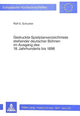 Book cover of: Gedruckte Spielplanverzeichnisse stehender deutscher Buehnen im Ausgang des 18. Jahrhunderts bis 1896