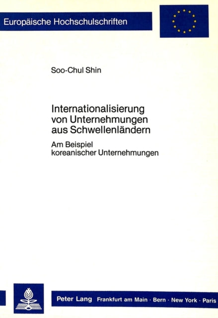 Book cover of: Internationalisierung von Unternehmungen aus Schwellenlaendern