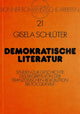 Book cover of: Demokratische Literatur