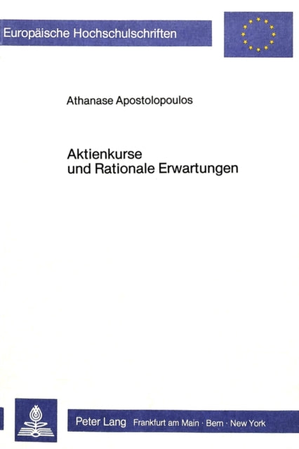 Book cover of: Aktienkurse und Rationale Erwartungen