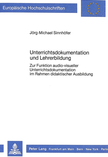 Book cover of: Unterrichtsdokumentation und Lehrerbildung