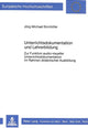 Book cover of: Unterrichtsdokumentation und Lehrerbildung