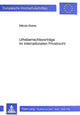 Book cover of: Urheberrechtsvertraege im Internationalen Privatrecht