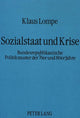 Book cover of: Sozialstaat und Krise