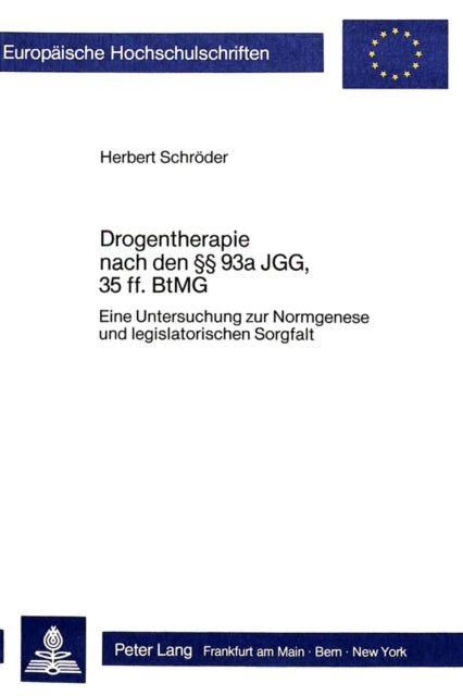 Book cover of: Drogentherapie nach den  93a JGG, 35 ff. BtMG
