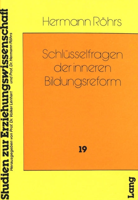 Book cover of: Schluesselfragen der inneren Bildungsreform