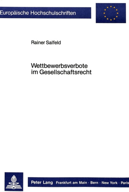 Book cover of: Wettbewerbsverbote im Gesellschaftsrecht