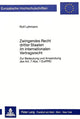 Book cover of: Zwingendes Recht dritter Staaten im internationalen Vertragsrecht
