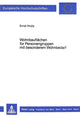 Book cover of: Wohnbauflaechen fuer Personengruppen mit besonderem Wohnbedarf