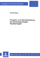 Book cover of: Prospekt- und Vertriebshaftung bei steuerbeguenstigten Kapitalanlagen