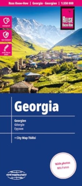Book cover of: Georgie Map including Tbilisi city map