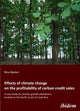 Book cover of: Effects of climate change on the profitability of carbon credit sales. By: Nina Becker