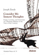 Book cover of: Consider My Inmost Thoughts. By: Joseph Zissels