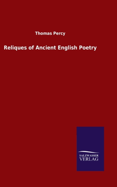 Book cover of: Reliques of Ancient English Poetry