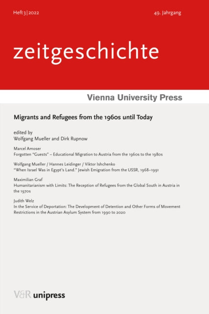 Book cover of: Migrants and Refugees from the 1960s until Today. By: Wolfgang Mueller