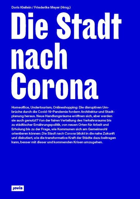 Book cover of: Die Stadt nach Corona. By: Doris Kleilein