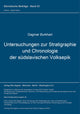 Book cover of: Untersuchungen zur Stratigraphie und Chronologie der suedslavischen Volksepik. By: Dagmar Burkhart