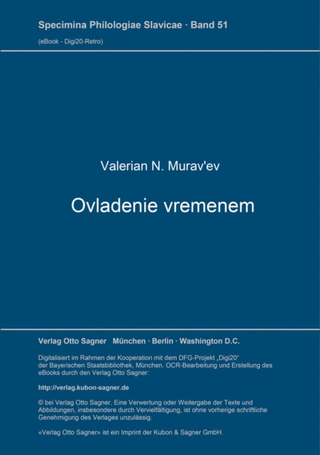 Book cover of: Ovladenie vremenem