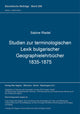 Book cover of: Studien zur terminologischen Lexik bulgarischer Geographielehrbuecher (1835-1875)