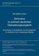 Book cover of: Diminutive im polnisch-deutschen Uebersetzungsvergleich