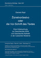 Book cover of: Ziznetvorcestvo oder die Vor-Schrift des Textes