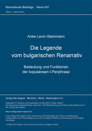 Die Legende vom bulgarischen Renarrativ