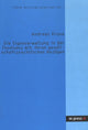 Book cover of: Die Eigenverwaltung in Der Insolvenz Mit Ihren Gesellschaftsrechtlichen Bezuegen