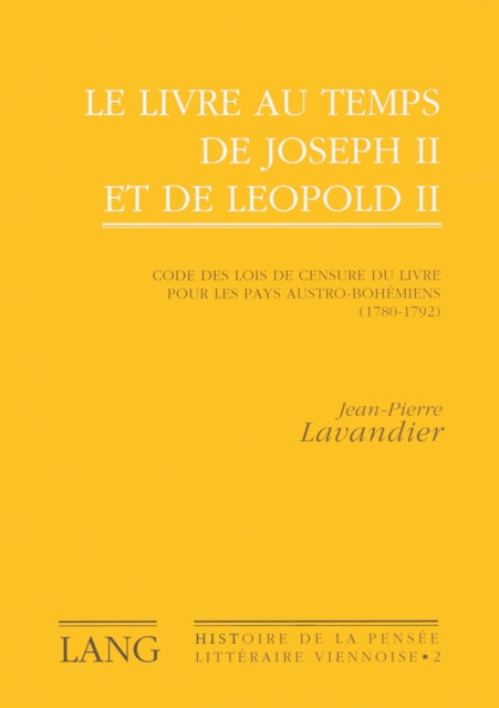 Book cover of: Le livre au temps de Joseph II et de Leopold II