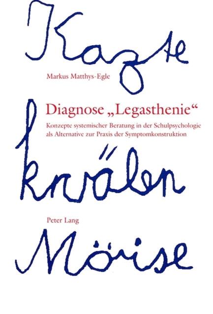 Book cover of: Diagnose «Legasthenie»