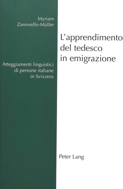 Book cover of: L'apprendimento del tedesco in emigrazione