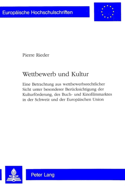 Book cover of: Wettbewerb und Kultur