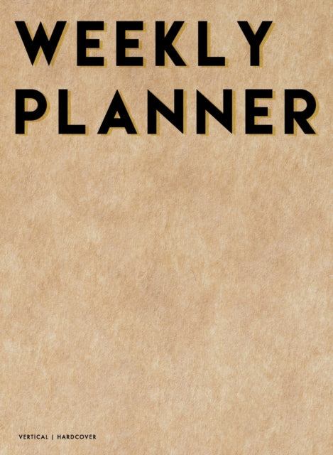 Book cover of: Vertical Weekly Planner 2020-2021