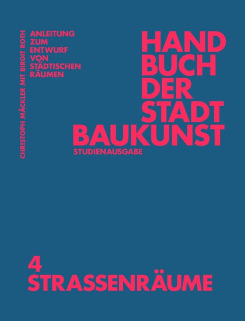 Book cover of: Handbuch der Stadtbaukunst. By: Christoph Mäckler