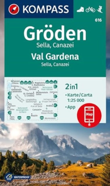 Book cover of: Groden / Val Gardena / Sella / Canazei D/I
