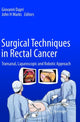 Book cover of: Surgical Techniques in Rectal Cancer. By: Giovanni Dapri