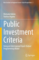 Book cover of: Public Investment Criteria. By: Hirotada Kohno