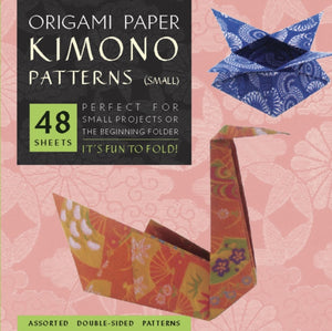 Origami Paper - Kimono Patterns - Small 6 3/4" - 48 Sheets