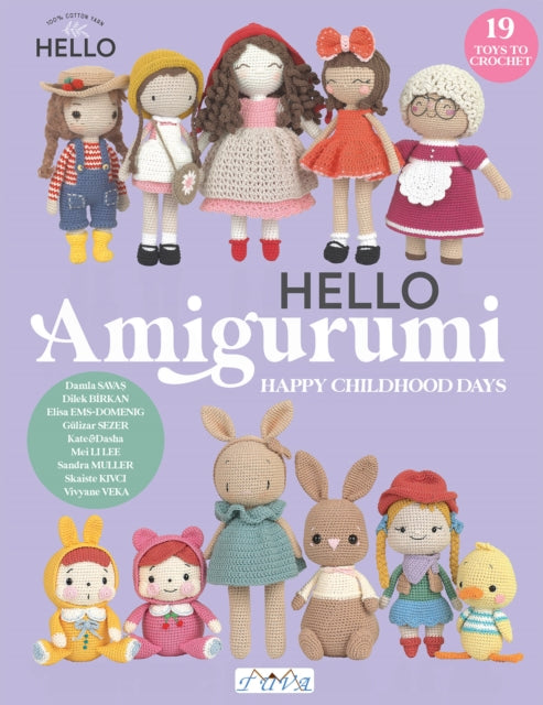 Book cover of: HELLO Amigurumi. By: Vivyane Veka