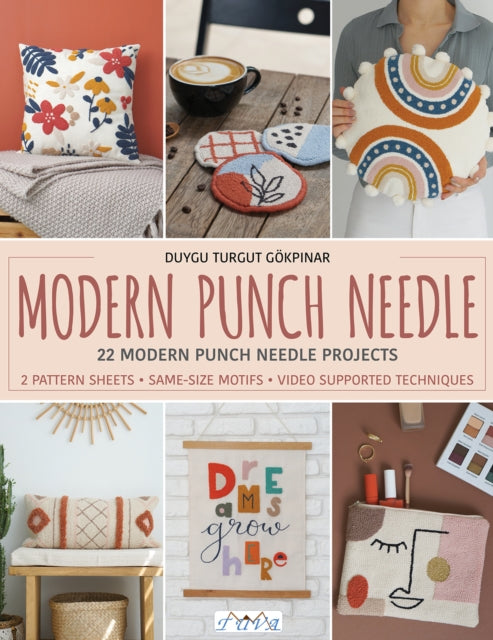 Book cover of: Modern Punch Needle. By: Duygu Turgut