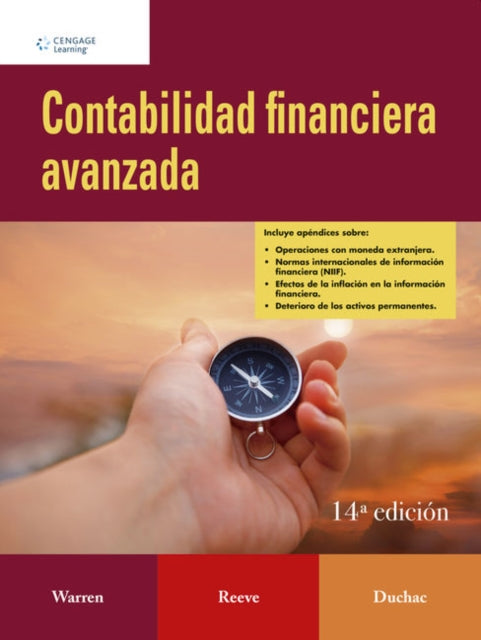 Book cover of: Contabilidad Financiera Avanzada. By: Carl Warren