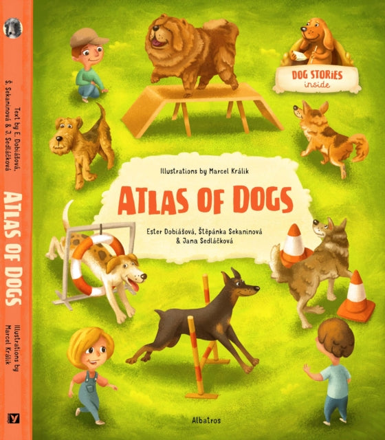 Book cover of: Atlas of Dogs. By: Stepanka Sekaninova